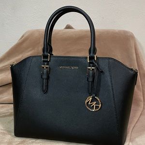 Michael kors ciara large satchel tote